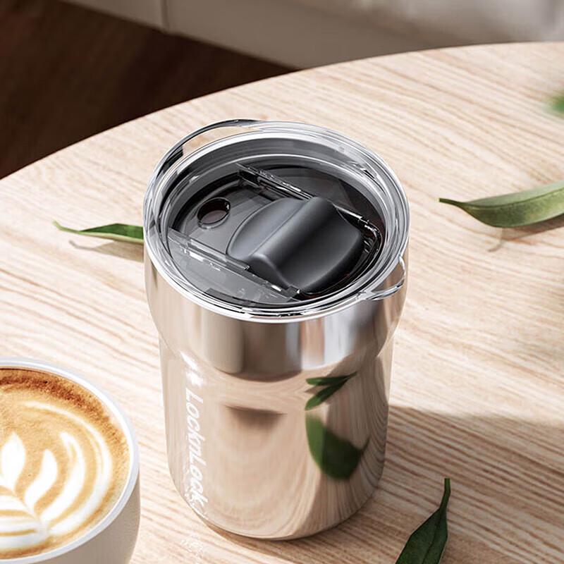 LocknLock Mirror Finish Stainless Steel Coffee Cup 380mL