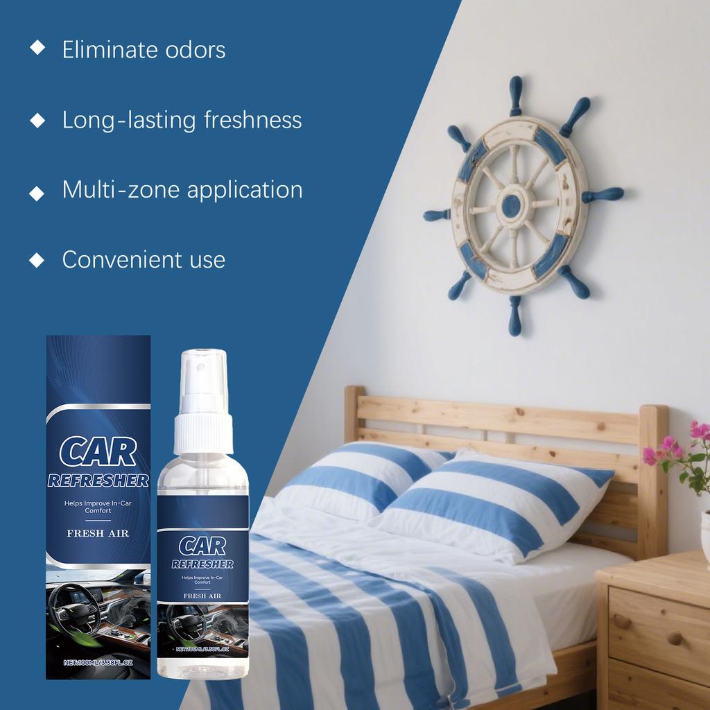 Scented Freshener Spray Portable and Long-Lasting for Cars and 100ml