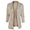 Women's Summer Sequins Long Sleeve Temperament Mid-Length Jacket
