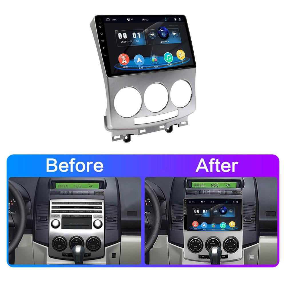 Car Radio Multimedia MP5 Player Head Unit Stereo BT For Mazda 5 2005-2010
