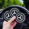 Car Water Cup Mat Car Coaster Anti Slip Pad Accessories For Mercedes Benz AMG GLE GLS CLS GLC CLA GLA GLK ML C197 R231 W167