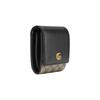 Gucci GG Marmont Presbyopia Logo Short Flap Canvas and Leather Wallet Women's Ebony/Black