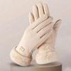 1Pair Women'S Thermal Lined Cycling Gloves Winter Warmth Riding Gloves Halloween Accessories Winter Gloves