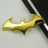 KRGNPLE Car Stickers Character Car Sticker Zinc Alloy Stick-on 3D Waterproof Personality Decoration Easy Installation (Bat Design)