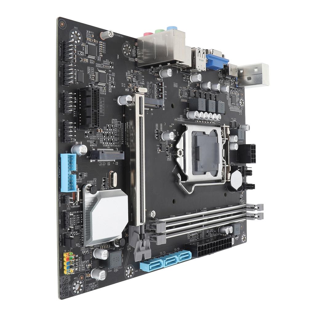 LGA 1151 Motherboard M ATX Dual Channel DDR4 SATA 3.0 Gigabit Network HD VGA Output Desktop Motherboard for Computer