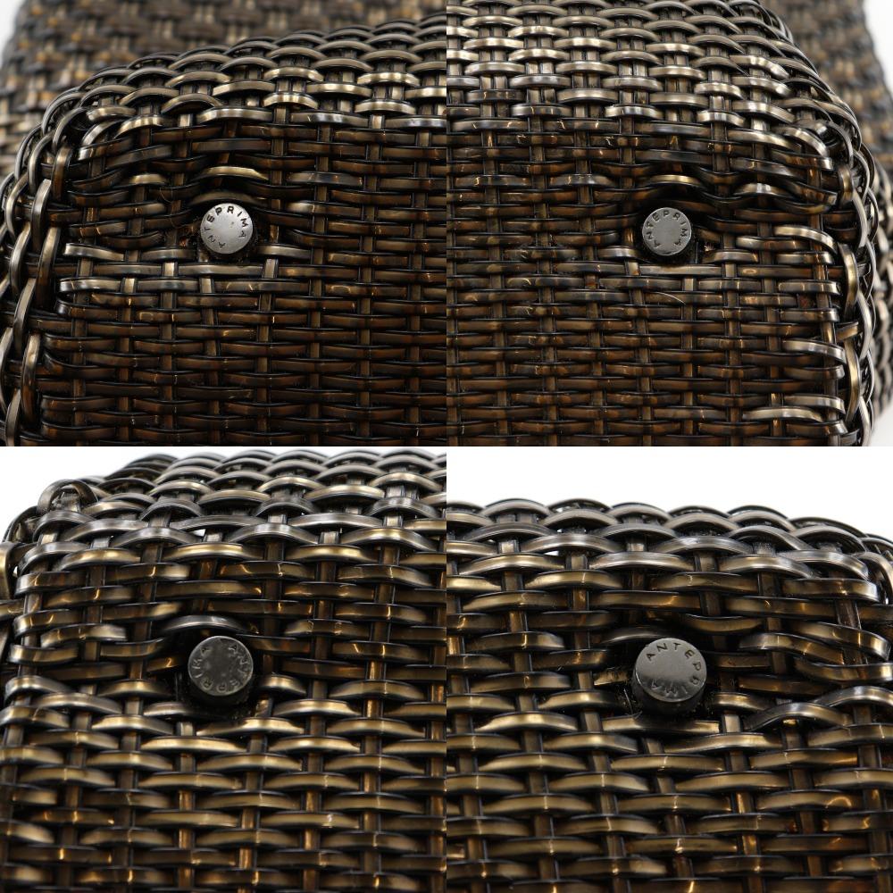 Anteprima Intretti Tote Bag Black Wire Cord Women Used