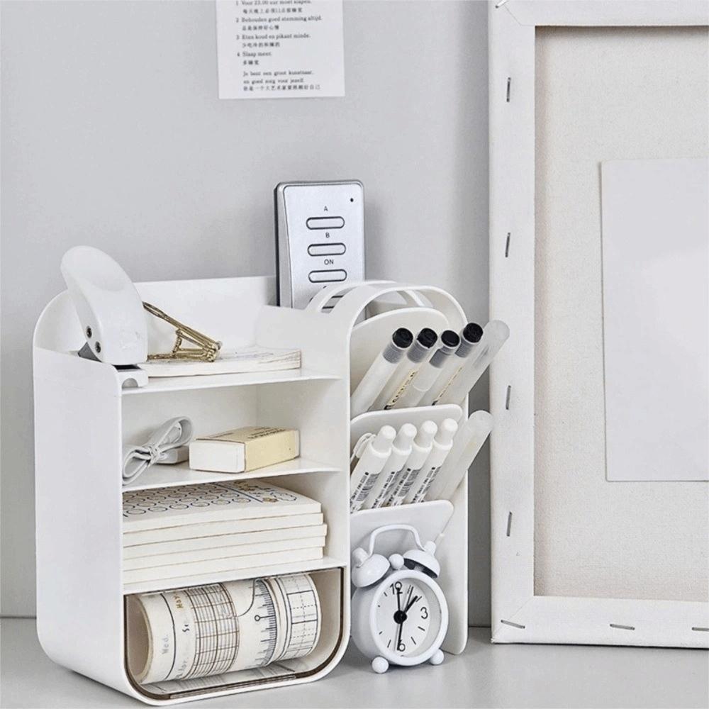 Thickened Multi-Functional Pen Bucket Multi-Layer Cosmetics Storage Box Makeup Jewelry