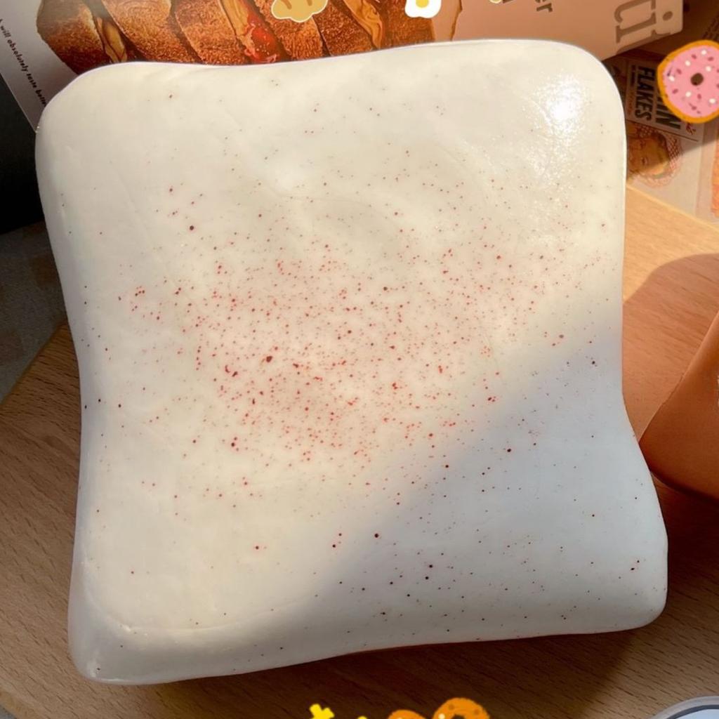 Squishy Butter Toast Bread SqueezeToys for Stress Relief, Soft Slow-Rise Anti-Anxiety Sensory Fidget Toys for Adults Kids ADHD