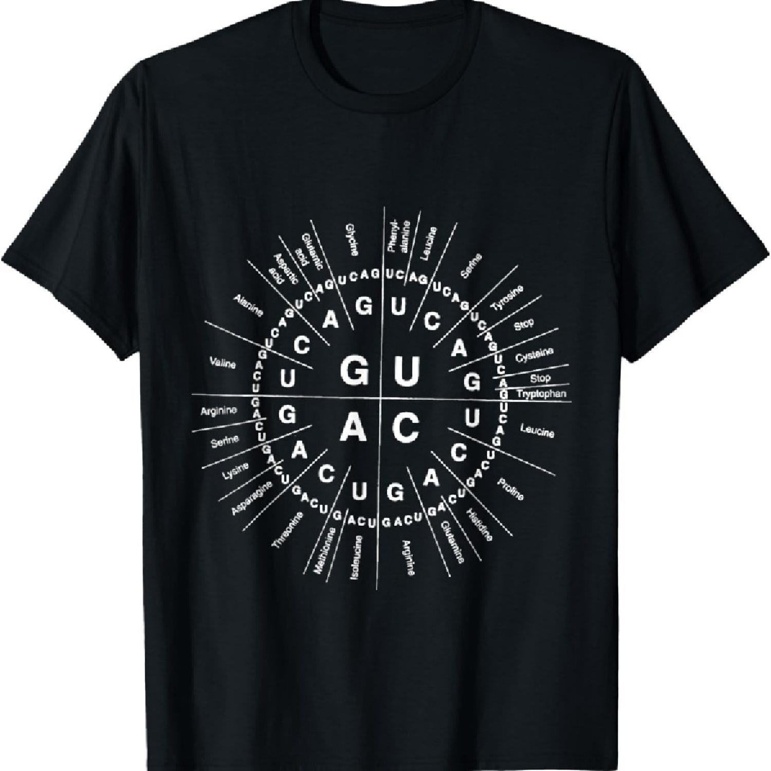 

Genetic Code Biologist Gift Biology T-Shirt XXXXXL чорний