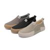 Spring 2026 Retro Men's Slip-On Shoes - Casual Low-Top, Solid Color, Artistic Flat Bottom Style
