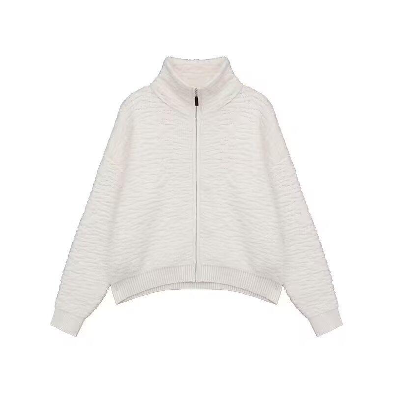 Men s Soft High-Neck Zipper Cardigan Sweater - New Korean Autumn/Winter Style XL абрикосовый