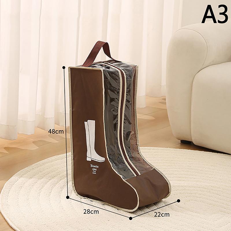 Shoes Storage Bags Cover Long Riding Rain Boots Dustproof Organizer Portable Travel Zipper Pouch Accessories Supplies Item
