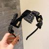 Retro Style Headbands Retro Velvet Bow Womens Black Red Hair Accessories