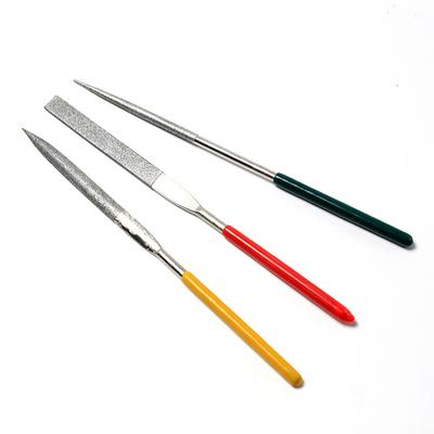 3-piece Set of 3-piece Diamond Filing Burrs for Sharpening