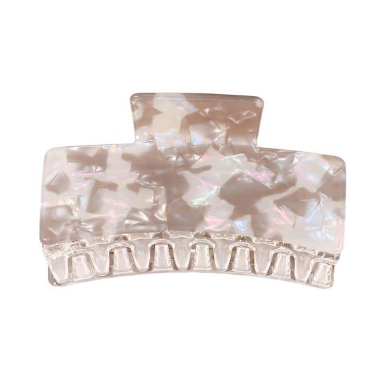 Bunte Krallenclips Mittlere Größe Quadratische Haarklammern Leichte Haarclips Kreative Styling-Haaraccessoires für Damen Mädchen