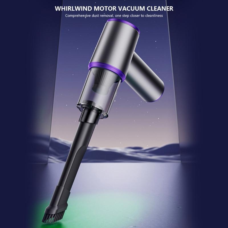 Upgrades 2 in 1 Blower And Vacuum Cleaner with 75000RPM Motor 12000PA Suction HEPA Filter System LED Light for Car Home