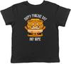 Personlig T-shirt med valfritt namn för Barn Happy Pancake Day Pojkar Flickor Gåva