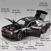 1:24 Charger 1970 Hellcat Toy Car Model Alloy Diecasts Simulation Sound Light Pull Back Models Cars Toys Boys Gifts Collection
