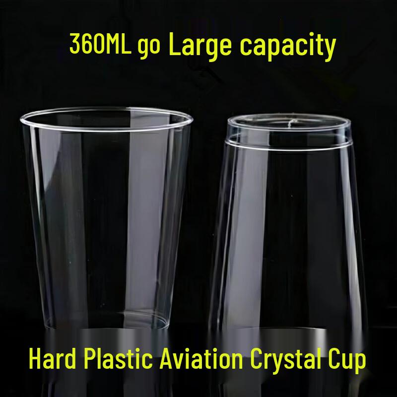 Xī hé 100ml Thickened Disposable Hard Plastic Cups (80-Pack)