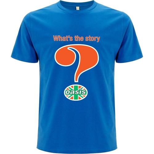 Oasis Unisex Adult WhatÂ´s The Story Question Mark T-Shirt