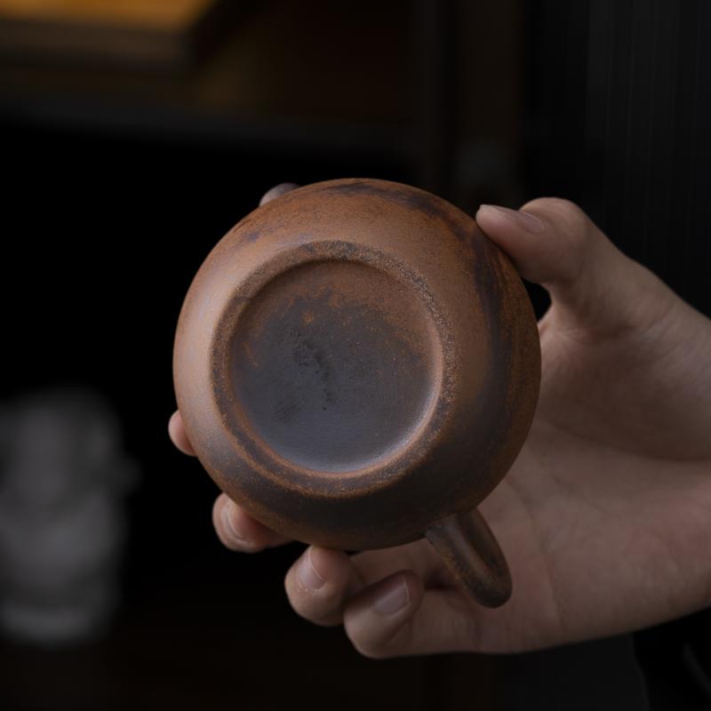 Retro Japanese Style Pot Teapot Kung Fu Coarse pottery Tea Making Device Tea Infuser Tea Kettle Chinese Small Teapot