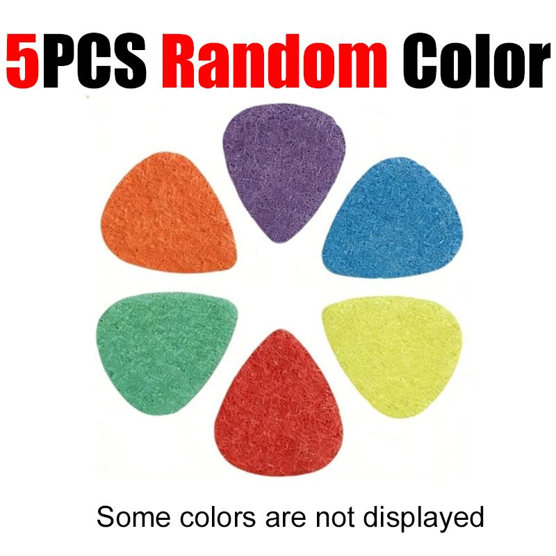 

5/10/20PCS Felt Material Colorful Guitar Picks Practice Performance Gadget Suitable for Ukulele Bass Guitar Musical Giveaway ZYF