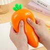 Soft Squeeze Carrot Shaped Stress Relief Toy Sensory Squishy Toy for Hand Exercise and Relaxation Durable Flexible Material