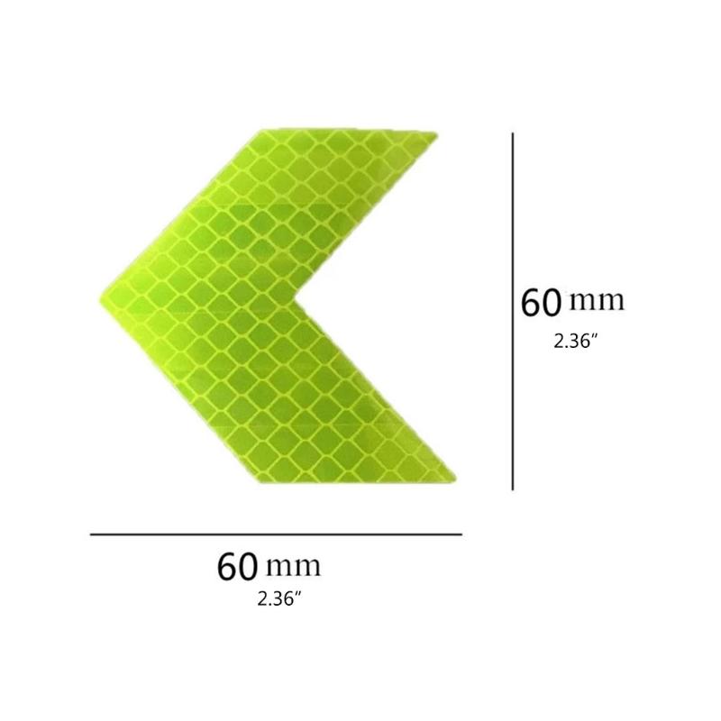 10 Buc. Autocolant Reflectorizant Auto Multicolor Bandă Reflectorizantă Auto Accesorii de Protecție Exterioară pentru Motocicletă