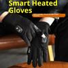 Rechargeable Electric Heated Winter Gloves Touchscreens Compatible Thermals Gloves With 3000mAh Battery For Skiing Cycling Commuting