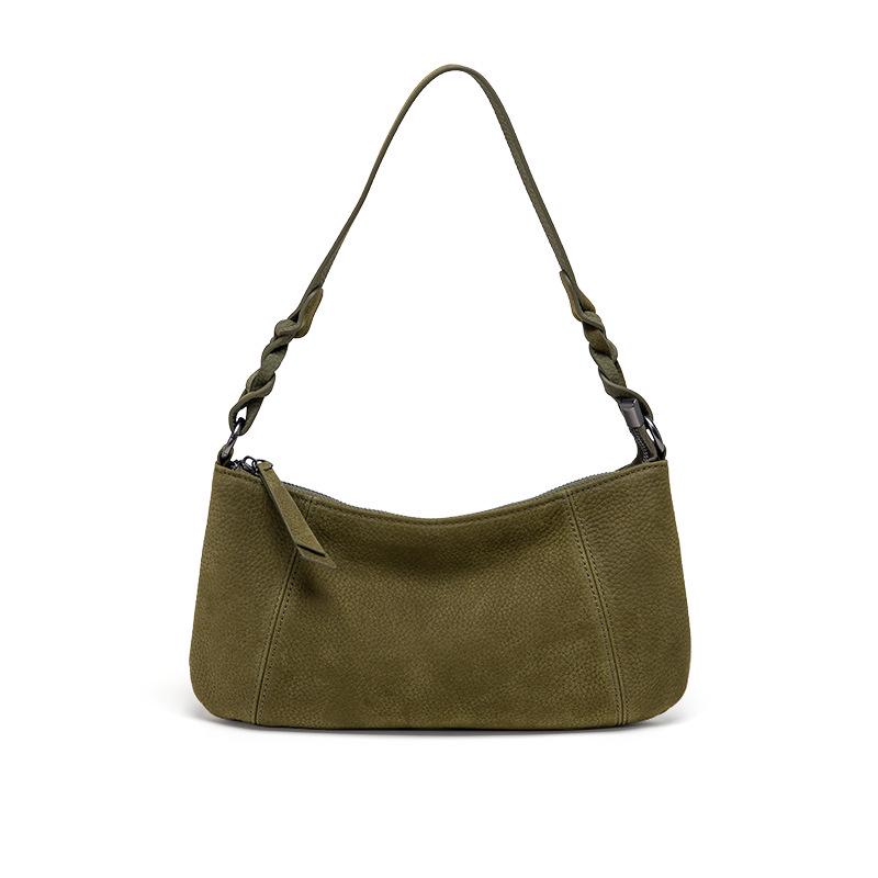 

2025 Winter Fashion Matte Textured Crossbody Bag - Versatile Small Shoulder Bag for Women 30*3*16 cm зелений