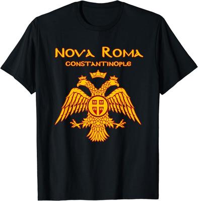 NEU LIMITIERT Die Byzantiner Oströmisches Reich Latein SPQR Nova Roma T-Shirt Tops T-Shirt