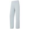 Letter Print Mid Waist Straight Casual Pants Women Bottoms Light-Blue 625169-80