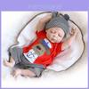 22" Full Body Silicone Reborn Sleeping Doll Soft Vinyl Lifelike Newborn Baby Boy Perfectly Crafted For Realistic Playtime Experience