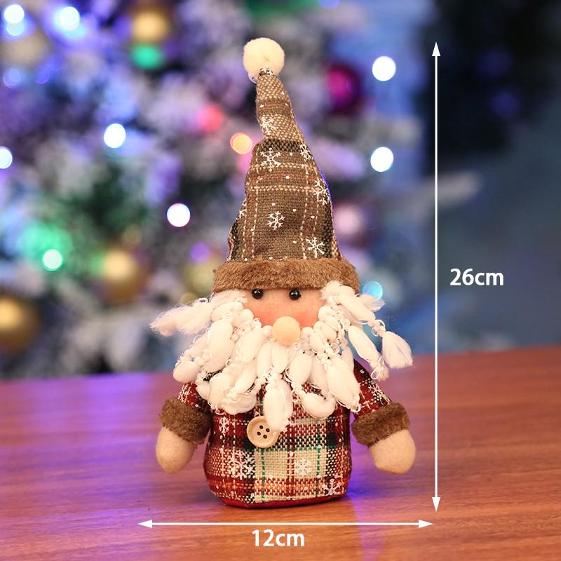 20cm Mini Christmas Tree Ornament - Small Holiday Desktop Decoration Gift