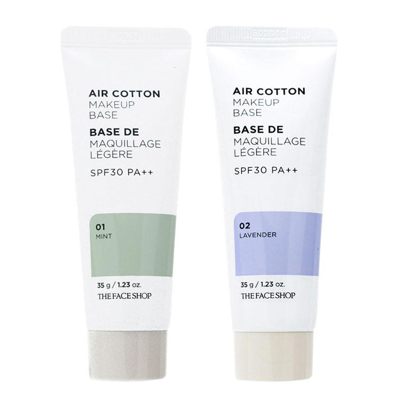 [1+1] [The Face Shop] Air Cotton Makeup Base 35g SPF30 PA++ FMGT K-Beauty Primer