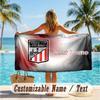 Custom Text Beach Towel, Soft Absorbent Swimming Multi-use TowelAthletic Bilbao FC