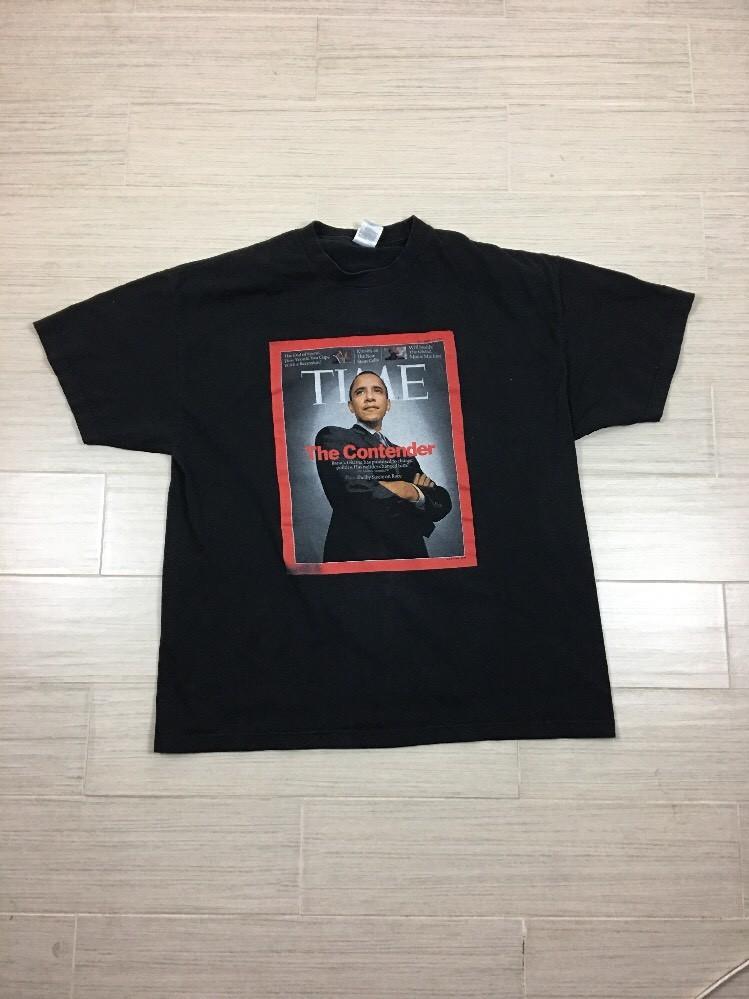 Obama 2008 Tee Shirt Size 2XLarge Time Magazine The Contender S