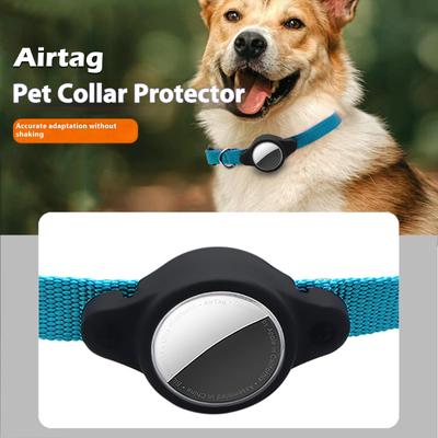 For Apple AirTag Silicone Protective Case Waterproof Cover Pet Collar Smart Tracker Holder