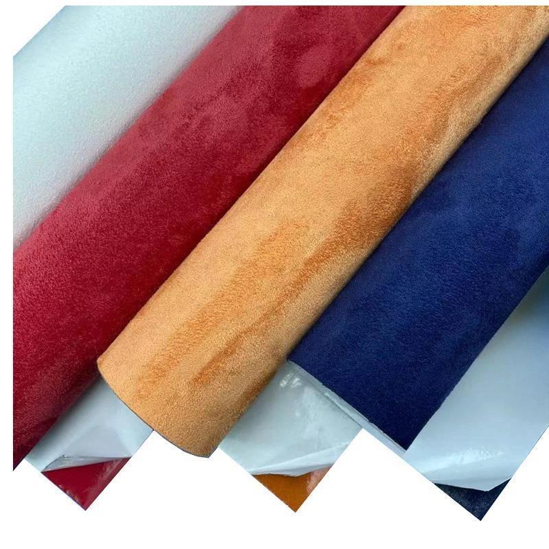 20/30/50cm*150cm/200cm Multi Colors Self Adhesive Suede Fabric Spandex Leather Velvet Cloth for DIY Car Interior Decor 0.8mm