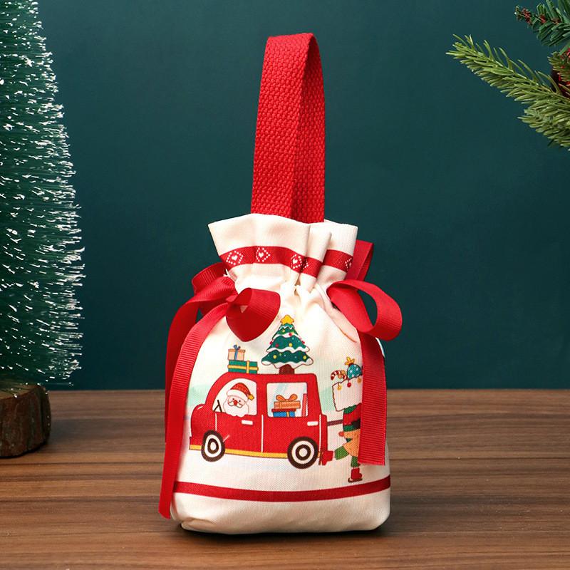 

Merry Christmas gift bags Christmas Eve apple bags children s candy bags creative handbell bags 3