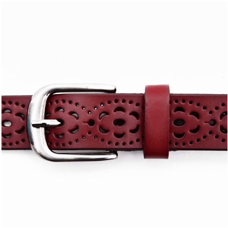 New Women Fashion Wide Genuine Leather Belt Female Without Drilling Top Quality Jeans Belts