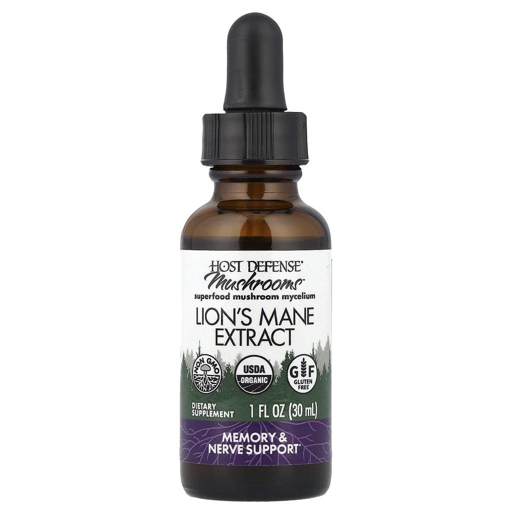 Lion'S Mane Extract, Memory & Neurological Enhancement, 30Ml(1Fl Oz)