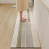 Household Geometry Pattern Kitchen Floor Mat Absorbent Extended Kitchen Carpet Rectangular Soft Kitchen Rug Entrance Hall