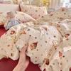 Class A Cotton Double-Layer Gauze, Cotton Thickened Quilt Cover, Bed Sheet Quilt Cover, Bed Hat, Student Dormitory