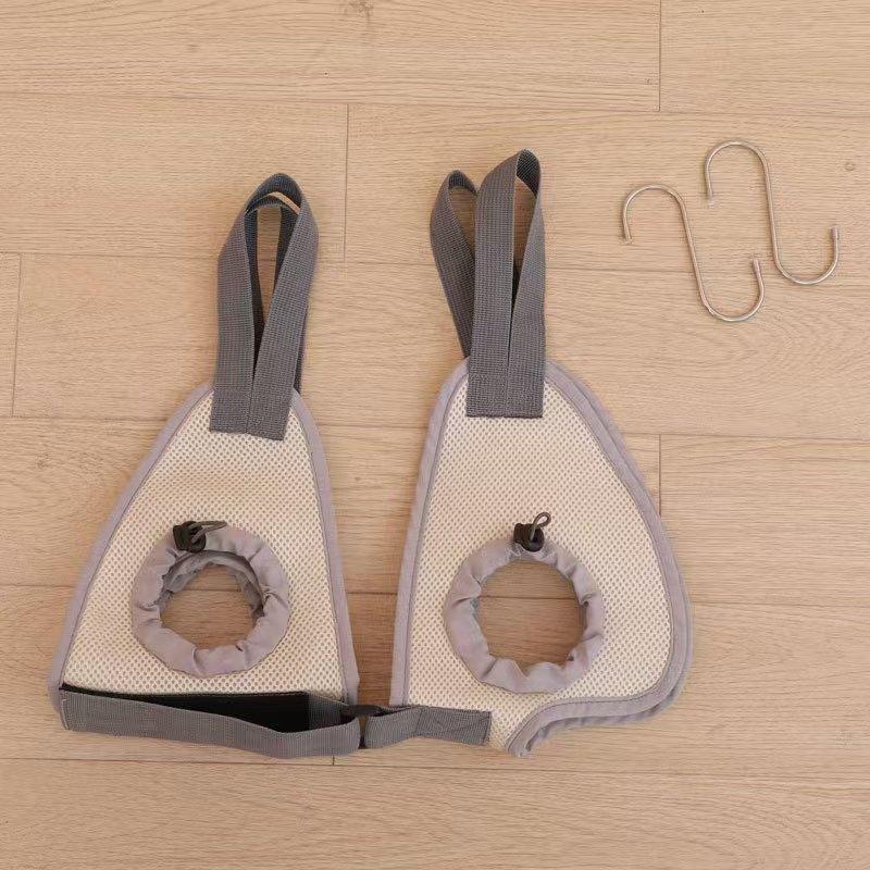 Adjustable Pet Grooming Hammock Helper Cat Dog Beauty Hammock Puppy Grooming Cuting Nails Hammock Tool Bag Pet Accessories серый