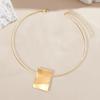 Accessories Retro Popular Irregular Geometric Collar Metal Jewelry Personality High Sense Versatile