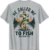 Youth He Called Me To Fish Camo Bass Fishing Christian Funny Tshirt