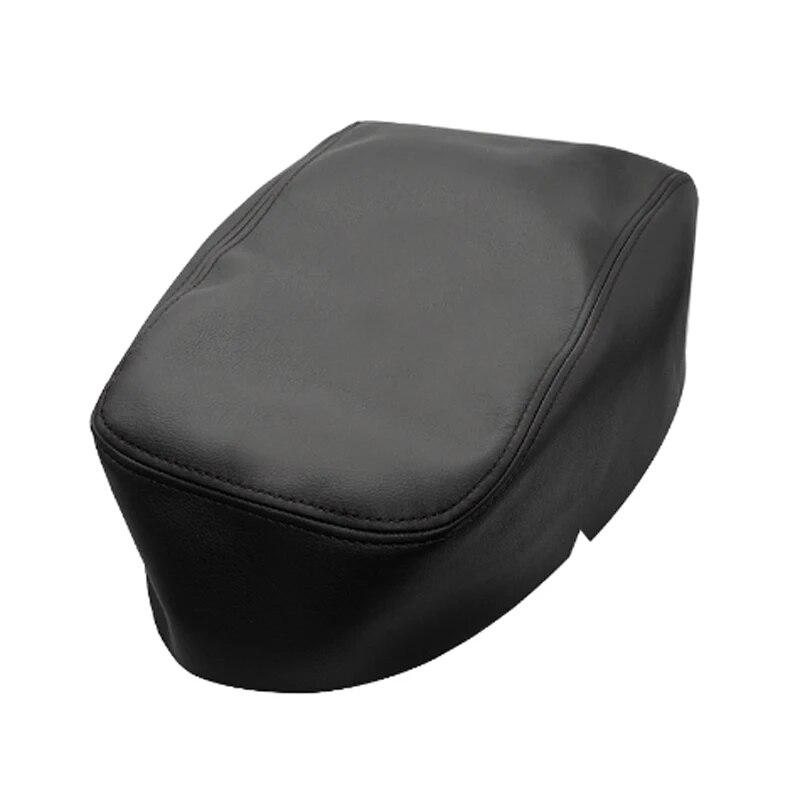 Center Armrest Leather Cover For Dodge Charger 2011 2012 2013 2014 2015 2016 2017 2018 Car Central Armrest Box Skin Cover Trim