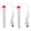 Yousheng 2Pcs USB Heating Rods Safe Warm Stimulation Convenient Unique Warmer Sticks for Men's Masturbation Cup