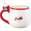 Sanrio Hello Kitty Mug Figure Edgy Ribbon Goods Miscellaneous Tableware White Approximately 910cm 340ml SAN4800
